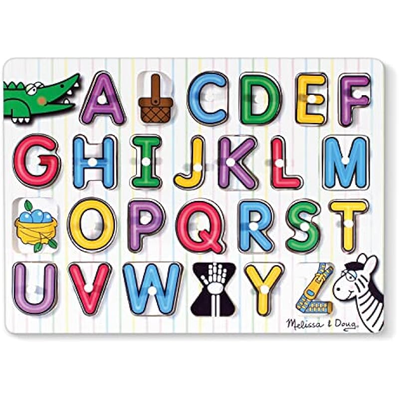 Melissa & Doug Alphabet Wooden Peg Puzzle Review: Fun Meets Education