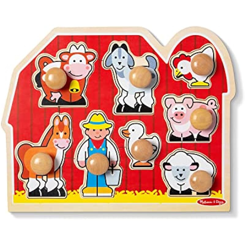 Melissa & Doug Farm Animals Jumbo Knob Wooden Puzzle Review