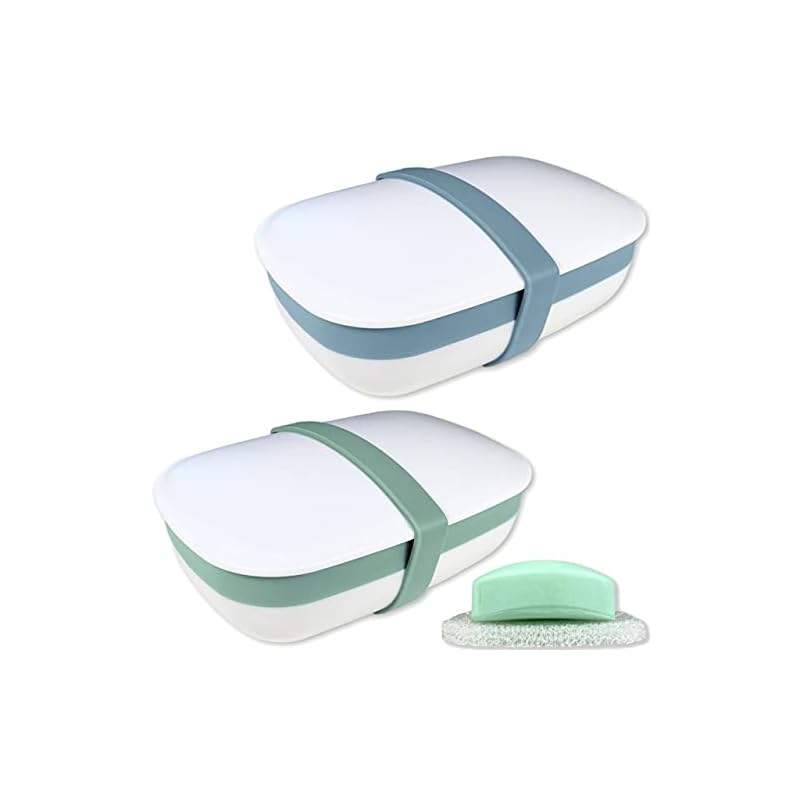 Kiasona 2Pack Travel Soap Holders: A Must-Have for Travelers and Gym-Goers