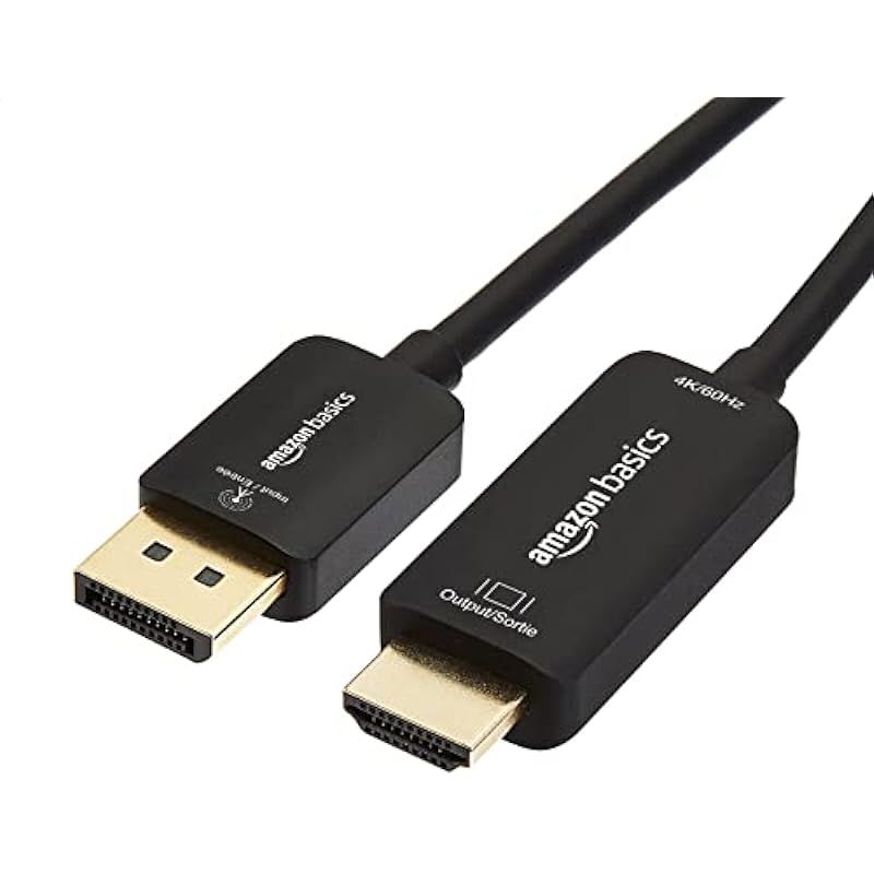 Amazon Basics DisplayPort to HDMI Cable Review: Elevate Your Gaming and Streaming Experience