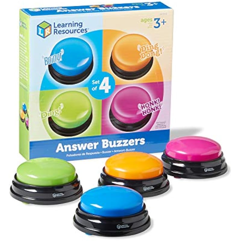 Learning Resources Answer Buzzers Review: Making Learning and Games More Fun