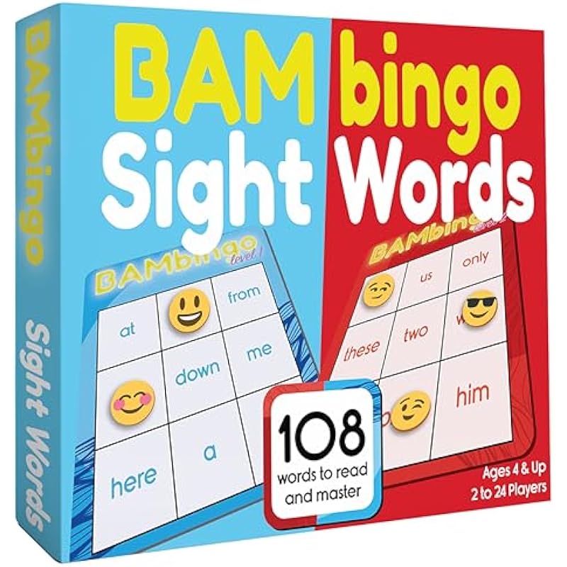 Transforming Literacy with THE BAMBINO TREE Sight Word Bingo Game: A Parent's Review