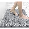 Grandaily Chenille Striped Bathroom Rug Mat Review - Luxurious Comfort & Safety