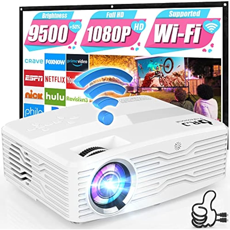 DR.J Professional Native 1080P 5G WiFi Projector Review: A Cinematic Marvel