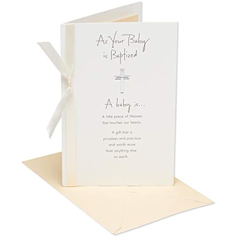 Heartfelt Baptism Wishes with American Greetings Baptism Card (Piece of Heaven) Review