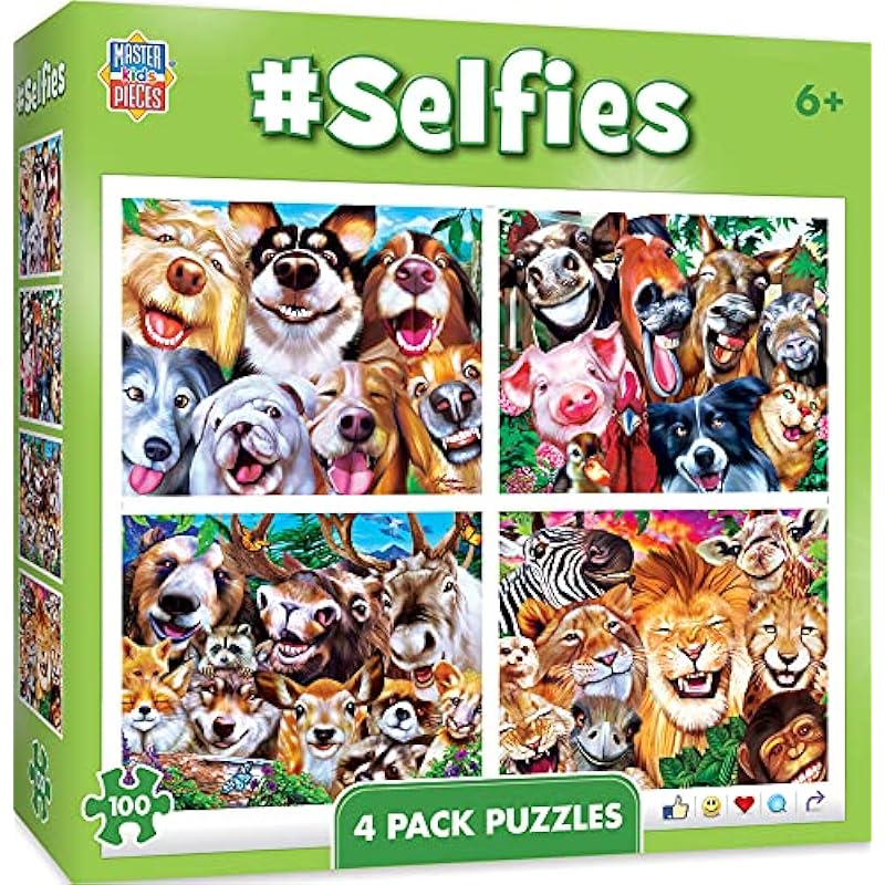 MasterPieces Puzzle Set - 4-Pack 100 Piece Jigsaw Puzzle for Kids Review