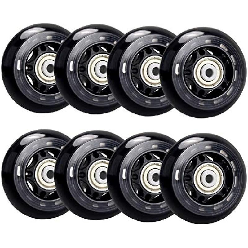 Comprehensive Review: TOBWOLF 8 Pack 64mm 82A Indoor Inline Skate Replacement Wheels