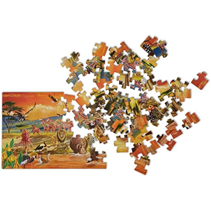 Melissa & Doug African Plains Safari Jumbo Jigsaw Floor Puzzle Review