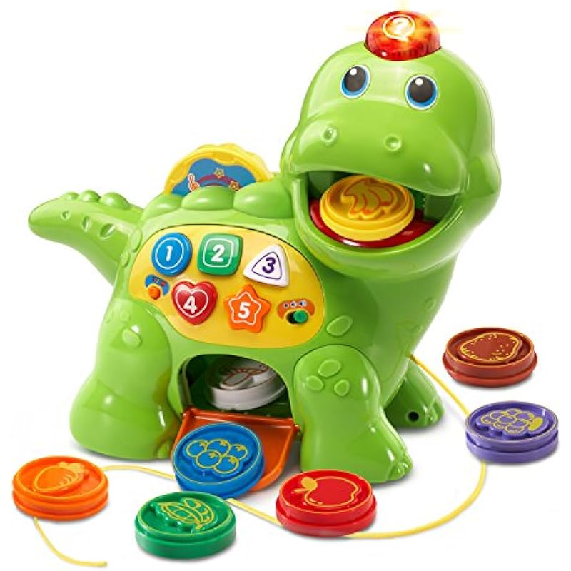 VTech Chomp and Count Dino, Green: A Learning Companion for Toddlers