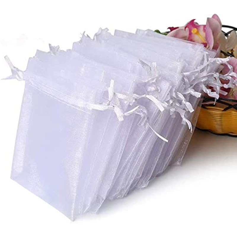 Hopttreely 100PCS Premium Sheer Organza Bags Review: Elegance and Versatility