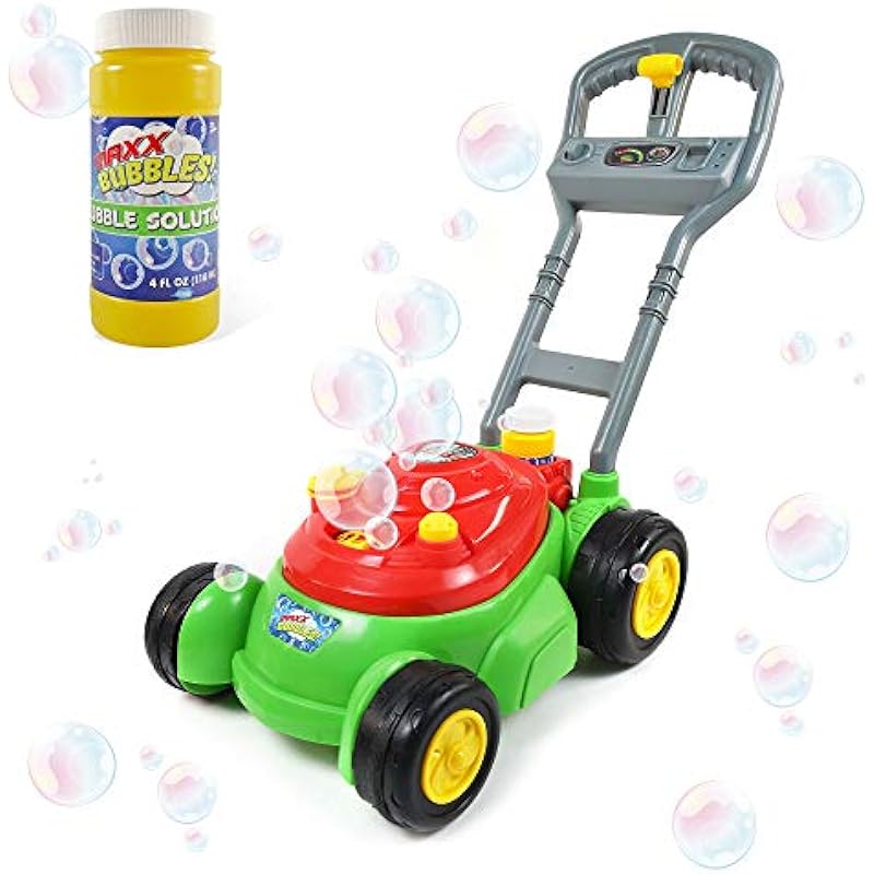 Maxx Bubbles Deluxe Bubble Lawn Mower Toy Review: A Fun Outdoor Adventure