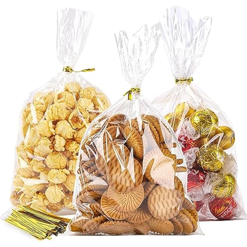 LOKIQNG Cellophane Treat Bags Review: Elevate Your Party Favors