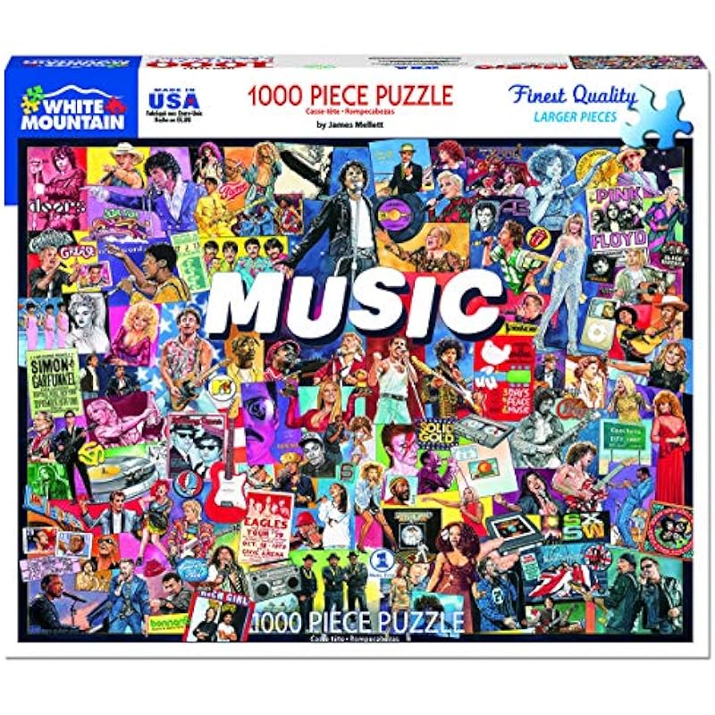 White Mountain Puzzles Music - 1000 Piece Jigsaw Puzzle Review