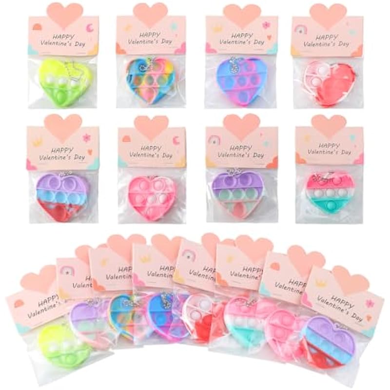32pcs Valentines Day Gifts for Kids Review: Share Love with Mini Pop Fidget Toys