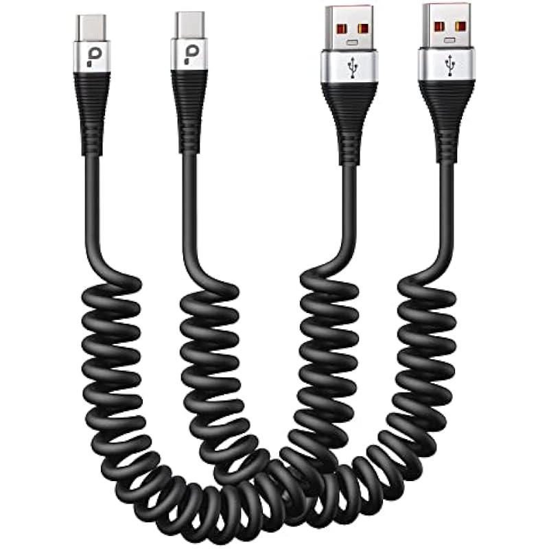 Unveiling the PRAKIE 2Pack 3ft Coiled USB C to A Charging Cable: A Comprehensive Review