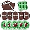 Elevate Your Football Party with Oigco's 96 PCS Tableware Set