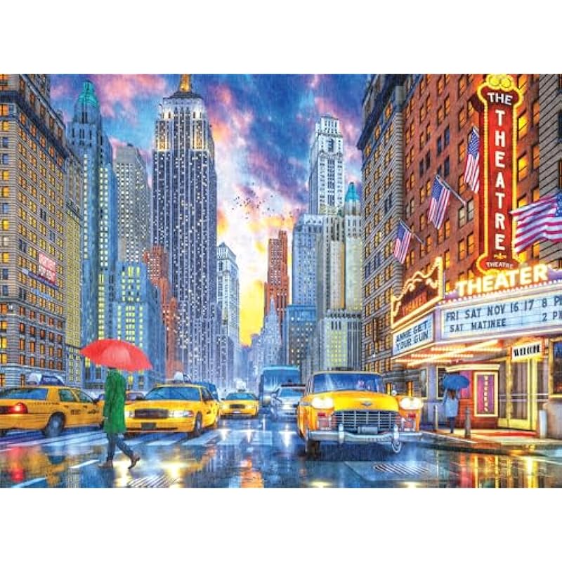 Buffalo Games - Rainy Manhattan - 1000 Piece Jigsaw Puzzle Review