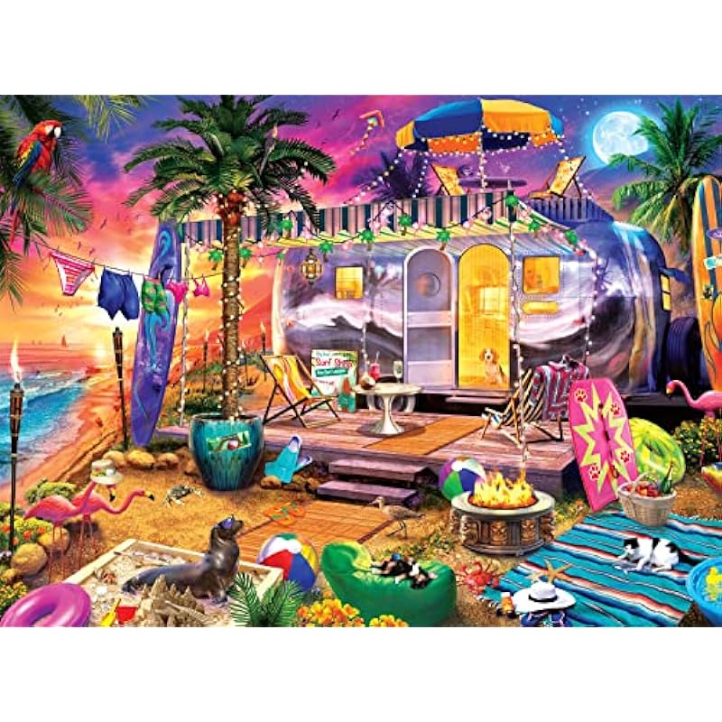 Buffalo Games Beach Holiday 1000 Piece Jigsaw Puzzle Review