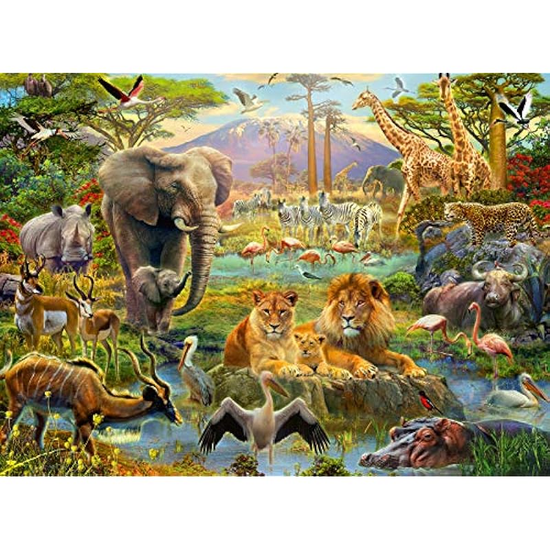 Ravensburger 12891 Animals of The Savannah Puzzle Review