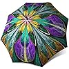 Stained Glass Umbrella Kaleidoscope Design: A Masterpiece of Function and Fashion