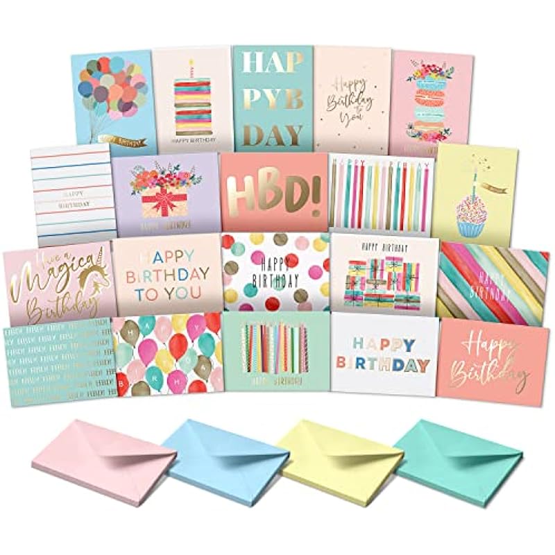Elevate Your Birthday Wishes with Sweetzer & Orange Cards Assortment Box