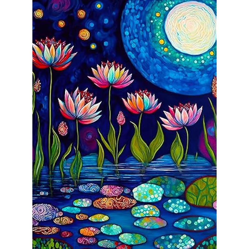 Waterlilies by Moonlight 1000 Piece Jigsaw Puzzle Review