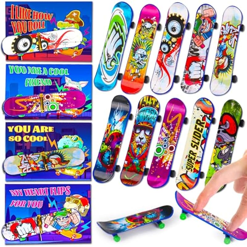 28 PCS Mini Finger Skateboards Valentine's Day Gift Set Review