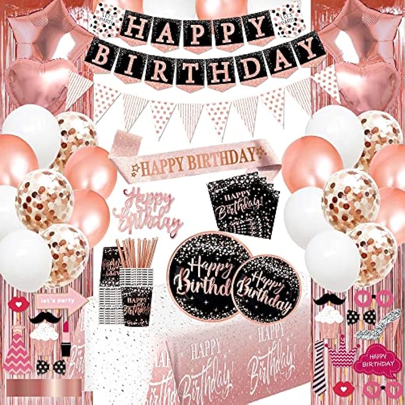 Elevate Your Celebration: A Comprehensive Review of Jenlion's Rose Gold Birthday Kit