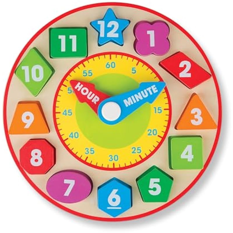 Melissa & Doug Shape Sorting Clock: Merging Play with Learning