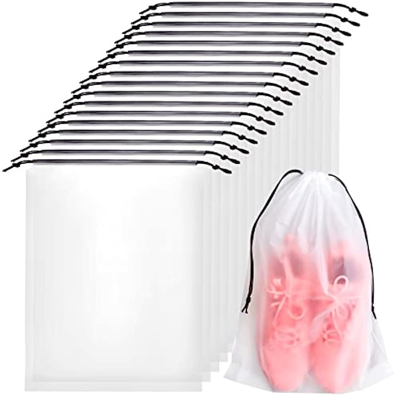 Comprehensive Review of 50 Pcs Translucent Travel Shoe Bags