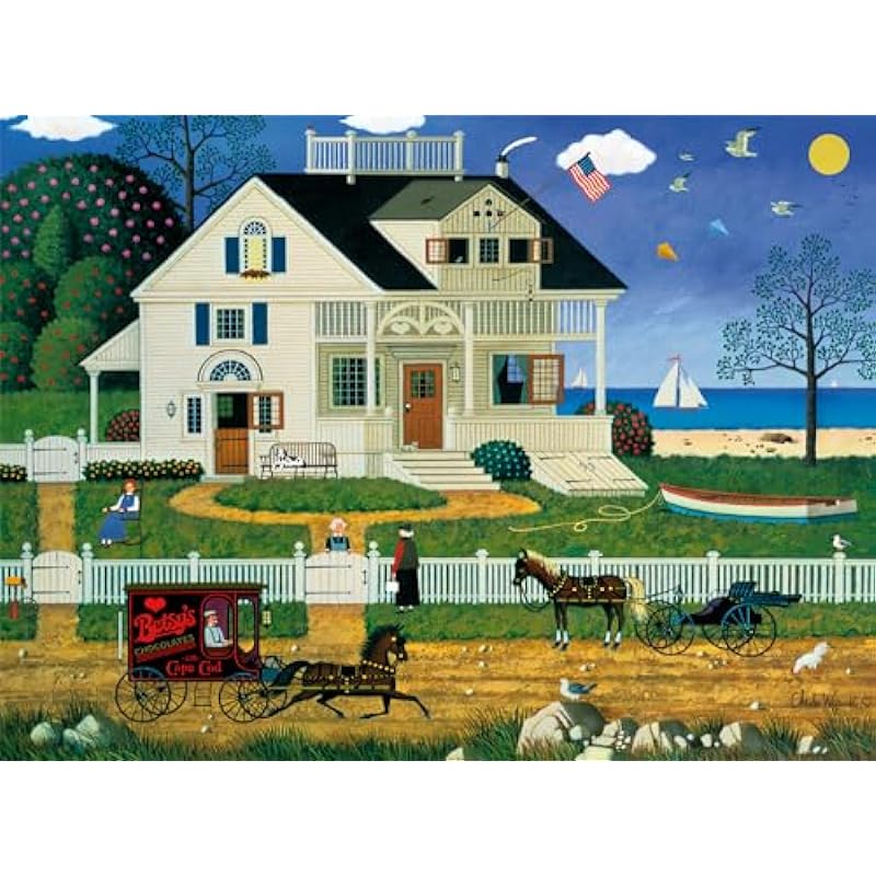 Buffalo Games Charles Wysocki Pickwick Cottage Puzzle Review