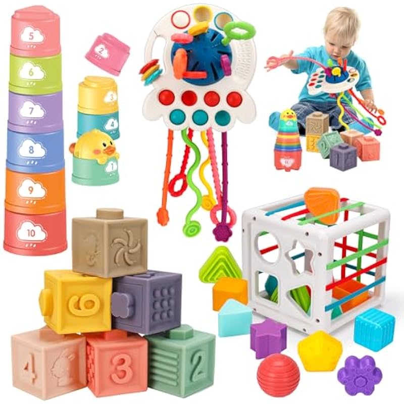 Montessori Baby Toys Set by Qirptey: The Ultimate Developmental Toy Review