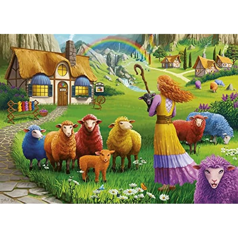 Ravensburger The Happy Sheep Yarn Shop Puzzle - A Must-Have for Puzzle Enthusiasts