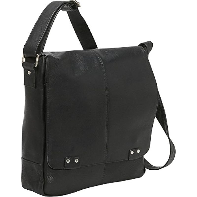 Le Donne Leather Rivet Laptop Messenger Bag Review