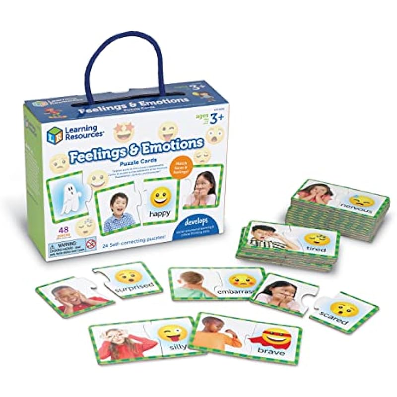 Learning Resources Feelings & Emotions Puzzle Cards Review