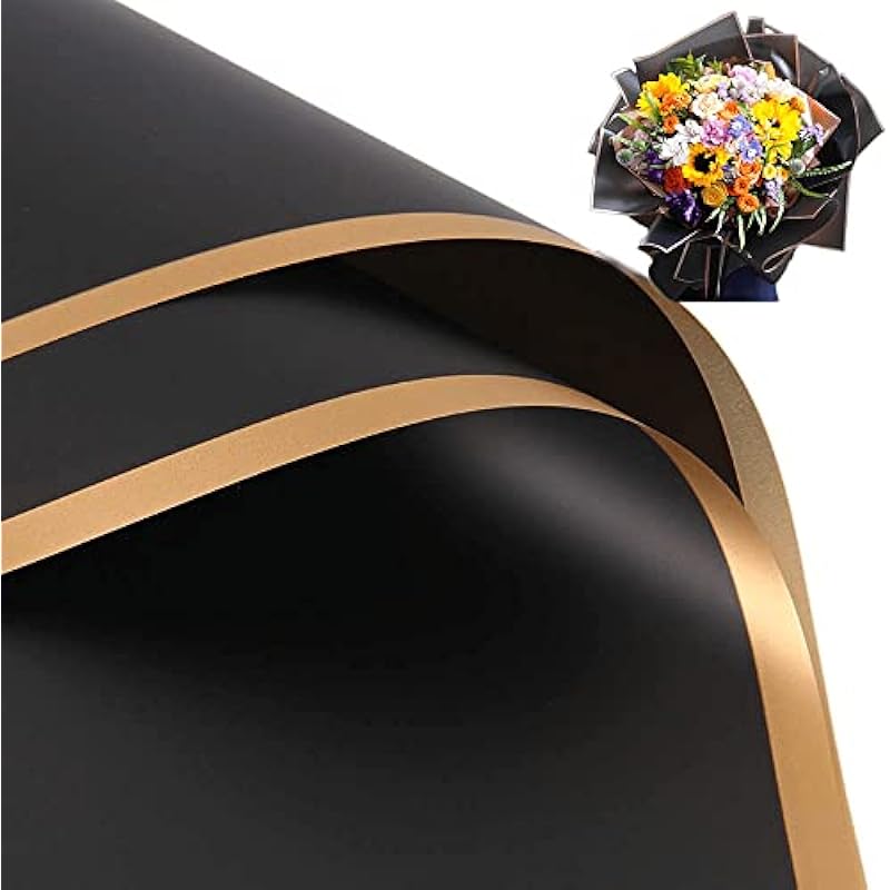 Elevate Your Floral Gifts with XIYUAN's Gold Edge Wrapping Paper