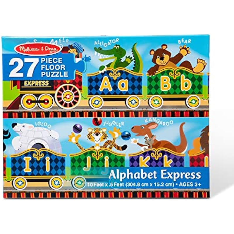 Melissa & Doug Alphabet Express Jumbo Jigsaw Floor Puzzle Review