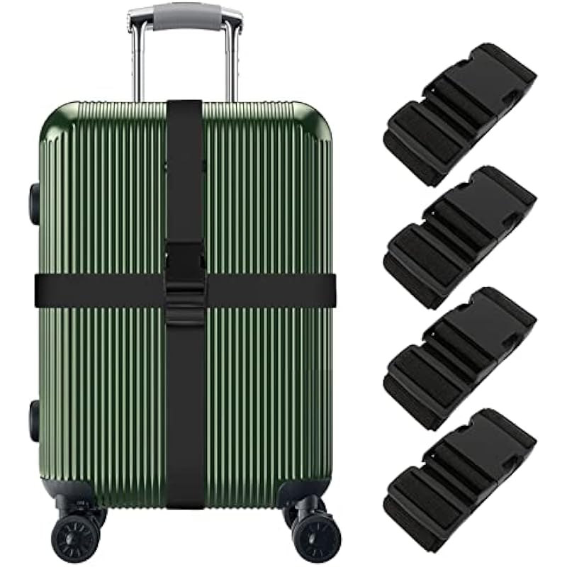 4 Pieces Luggage Straps Review: Your Travel Essential