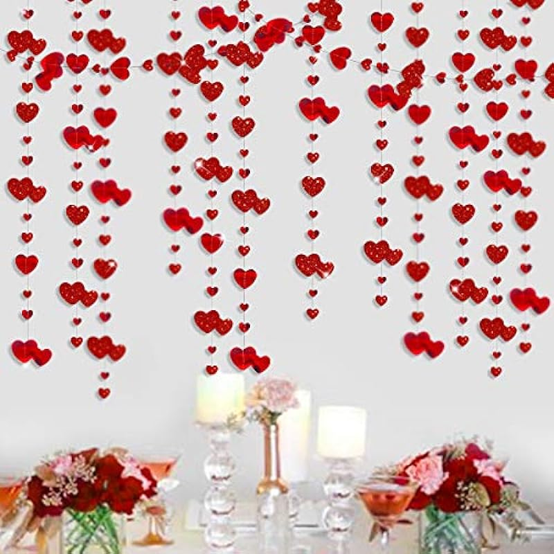 Pinkblume Valentines Day Red Heart Garland: A Detailed Review