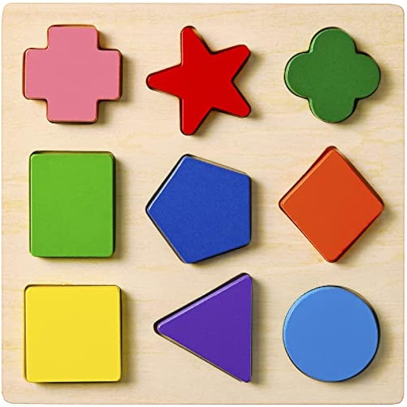 In-Depth Review of GYBBER&MUMU's Preschool Colorful Wooden Shape Puzzle