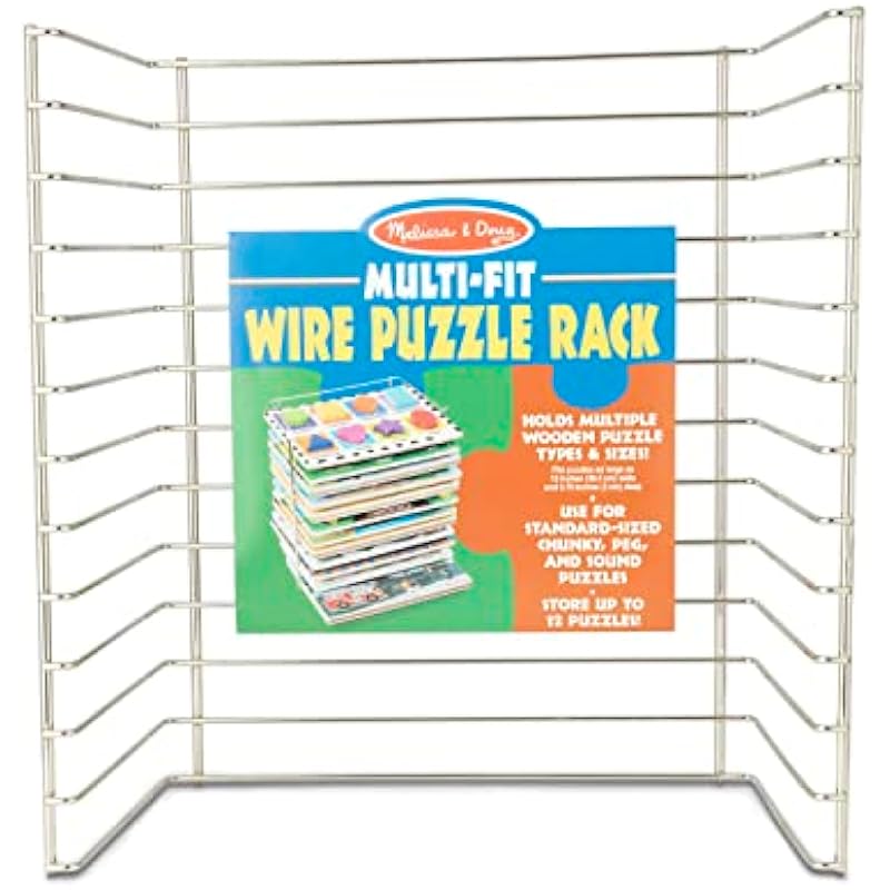 Melissa & Doug Multi-Fit Metal Wire Puzzle Rack Review: A Must-Have for Organizing Puzzles