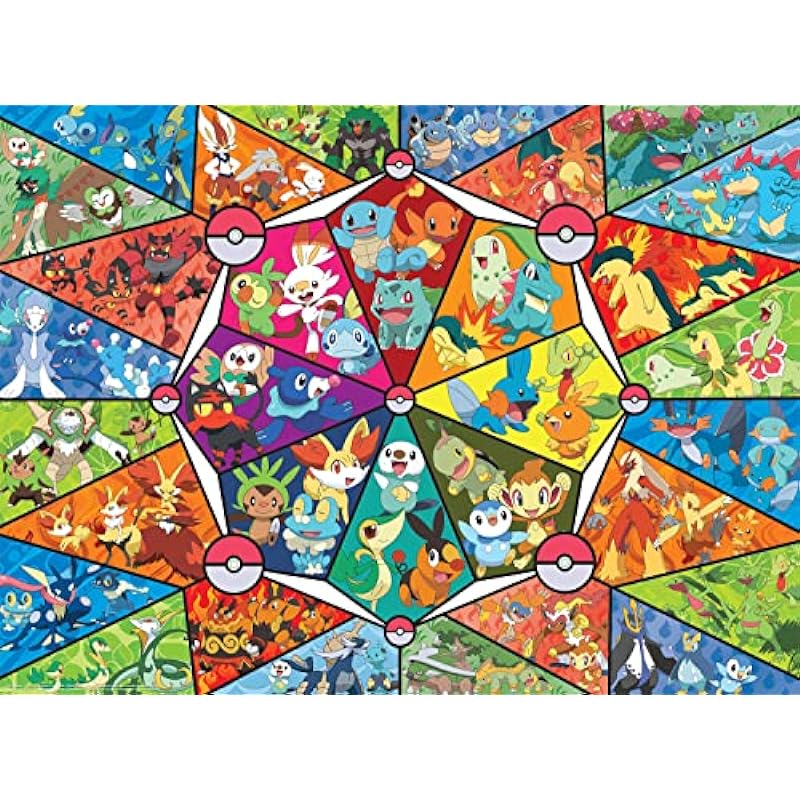 Buffalo Games Pokemon Stained Glass Starters Puzzle Review