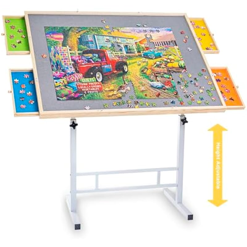 1500 Piece Puzzle Table with Metal Legs Review: A Must-Have for Puzzle Lovers