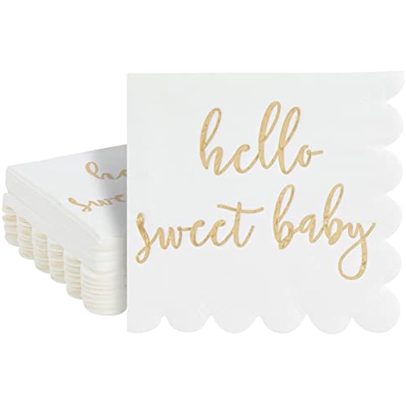 Elevating Celebrations: Juvale Scalloped Baby Shower Napkins Review