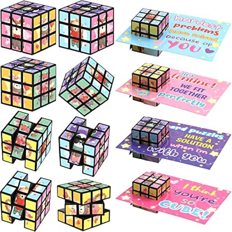 Valentine's Day Cubes with Cards: A Fun and Memorable Gift