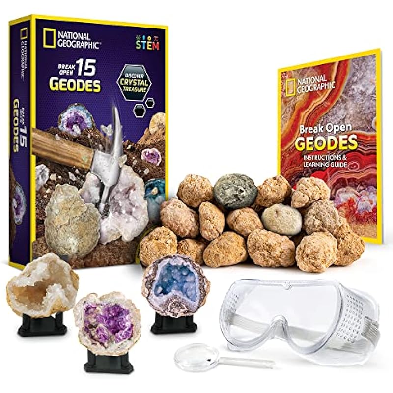 Unearthing Wonders: NATIONAL GEOGRAPHIC's Premium Geode Kit Reviewed