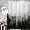 ORTIGIA Misty Forest Shower Curtain Review - Nature-Inspired Bathroom Decor