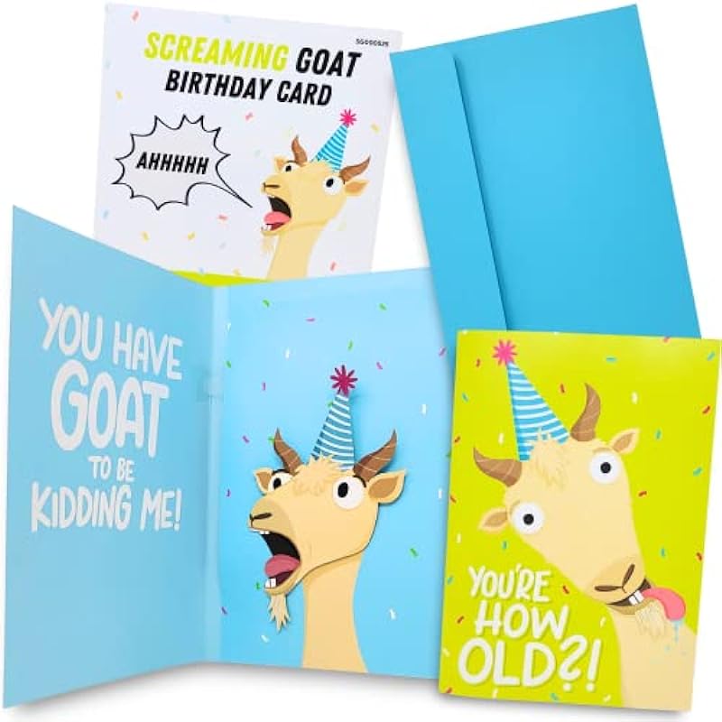 Screaming Goat Birthday Card by Good Egg Greetings: A Hilariously Unique Review