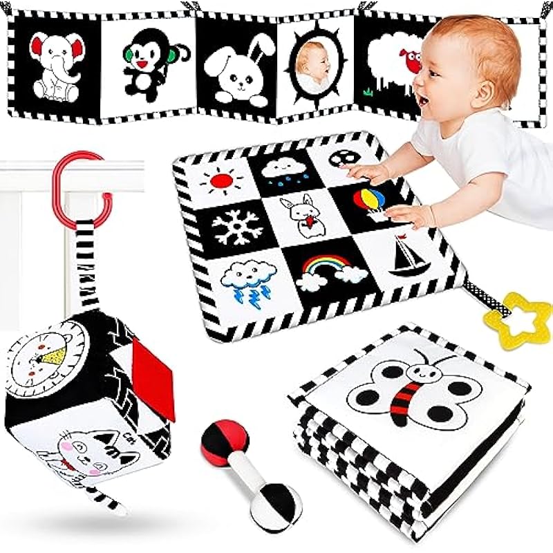 Comprehensive Review: 4 Pcs Baby Toys for Newborns - Developmental Fun!