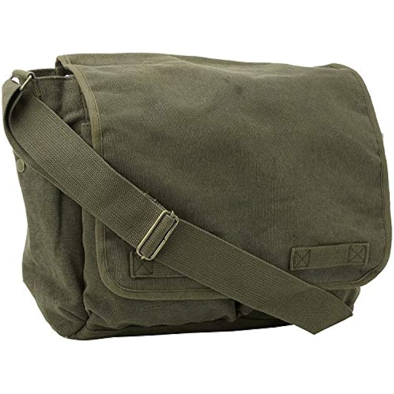 ARMYU Olive Green Heavyweight Military Messenger Bag Review: A True Classic